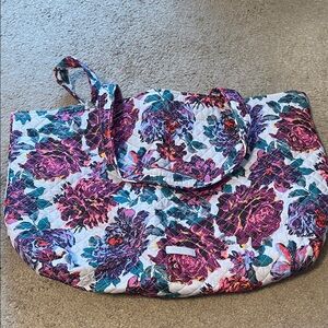 Vera Bradley Floral Quilted Tote Bag